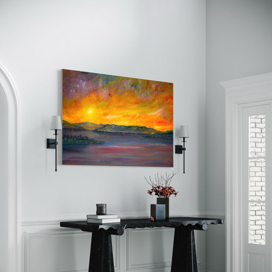 Sunset Over Gourock | Statement Interior Wall Art from Scotland