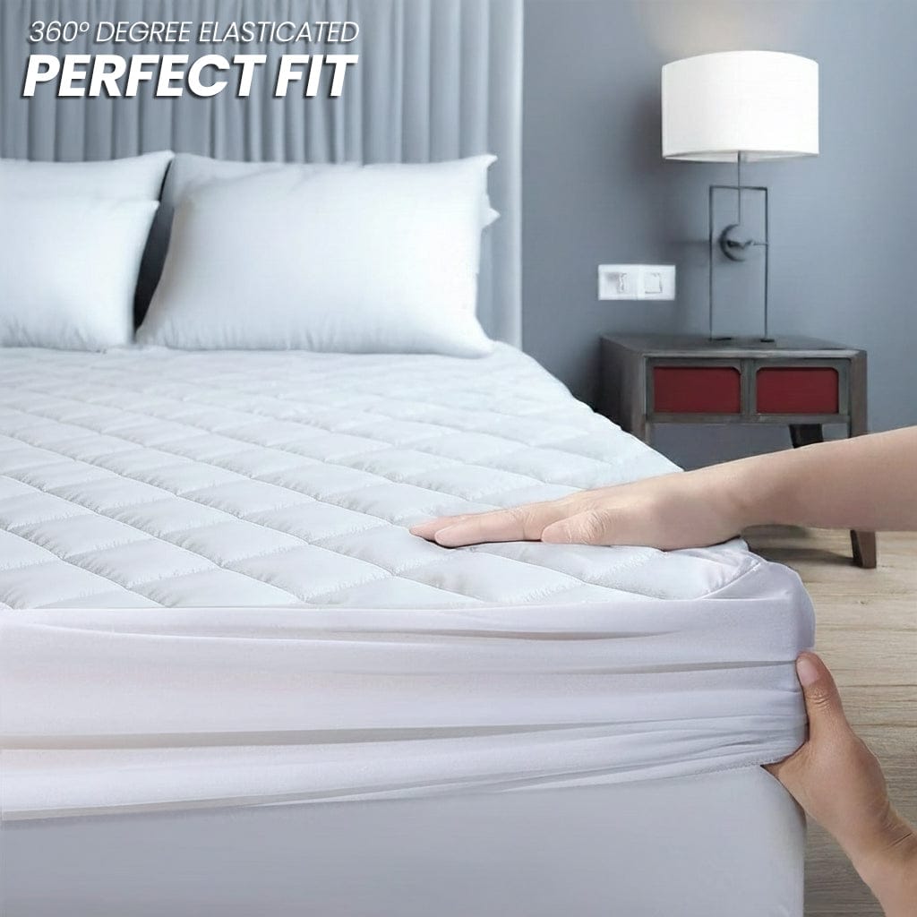 Superb Quilted Extra Deep Mattress Protector Microfibre Top for All Bed Sizes Premium Bedding Protection by OLIVIA ROCCO