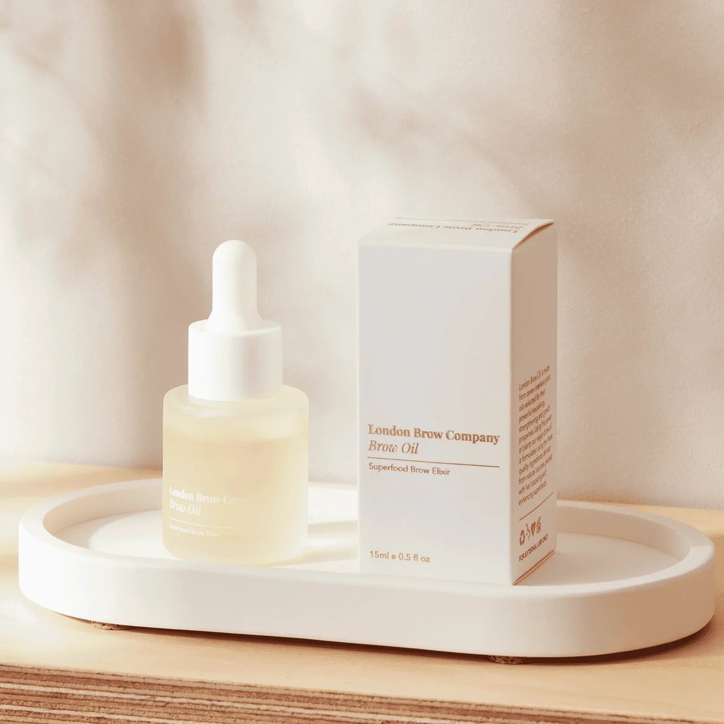 London Brow Oil Superfood Growth Elixir | Vegan & Natural Brow Care