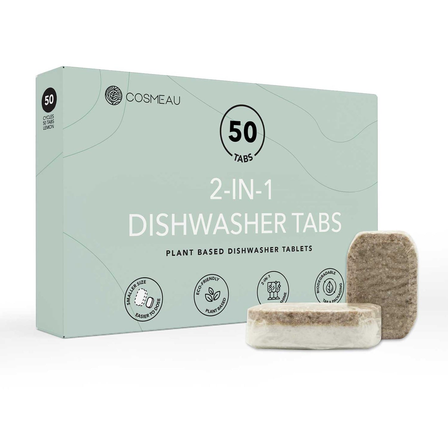 Sustainable Dishwasher Tablets Plant-Based – 50 Tablets