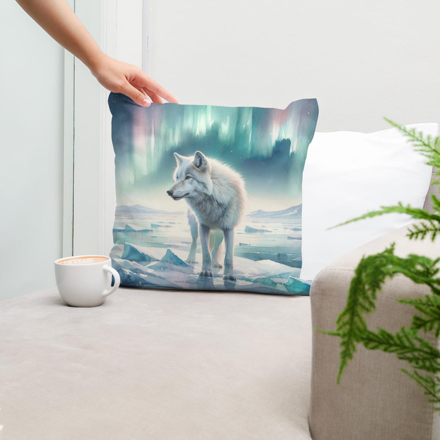 Arctic Solitude Cotton Cushion