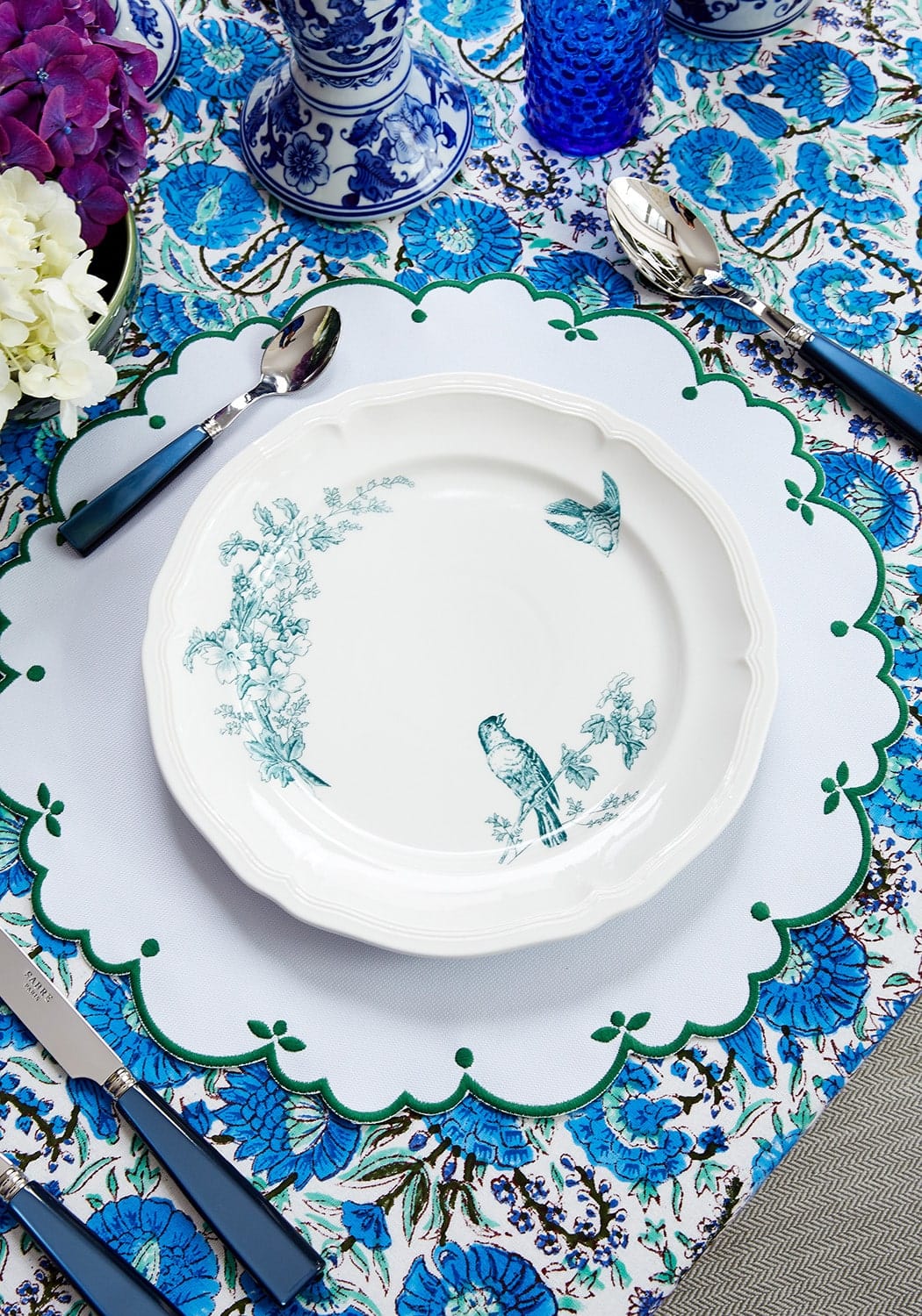 Sweet Greens Round Placemats - Set of 4