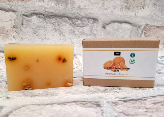 Sweet Orange Organic Natural Hand & Body Soap - 100g