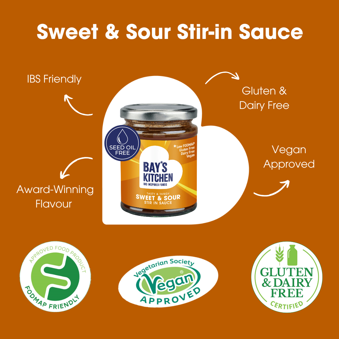 Sweet & Sour Stir-in Sauce 260g – Low FODMAP, Gluten Free & Vegan