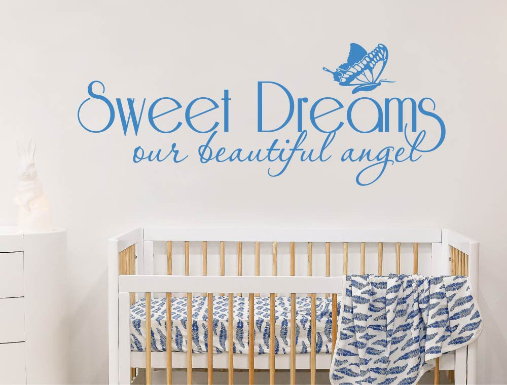 Sweet Dreams My Beautiful Angel Wall Sticker