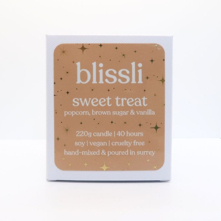 sweet treat – buttery popcorn & brown sugar 220g soy candle