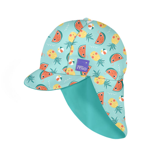 UPF 40+ Reversible Swim Hat for Babies in Tropical