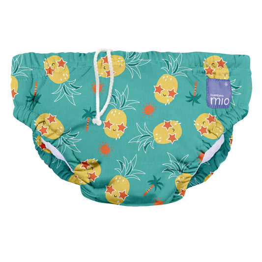Reusable Swim Nappy in Pineapple Party