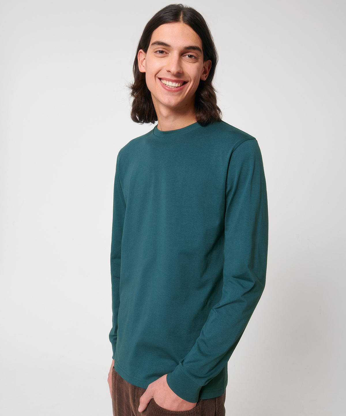 Organic Heavyweight Long Sleeve T-shirt: Mens