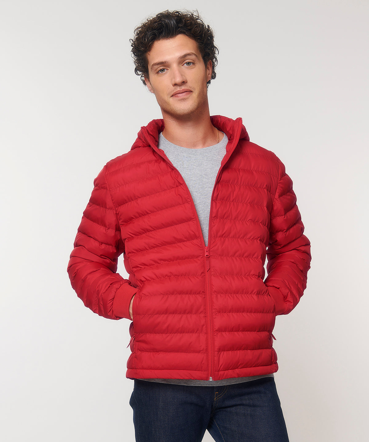 Recycled Polyester Puffer Jacket: Mens