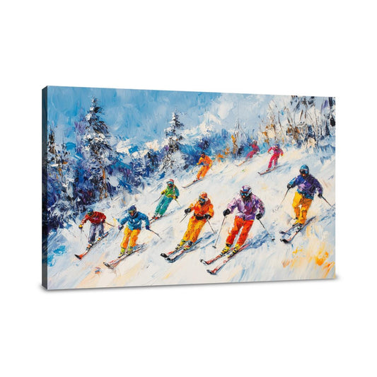 Ski Adventure Canvas