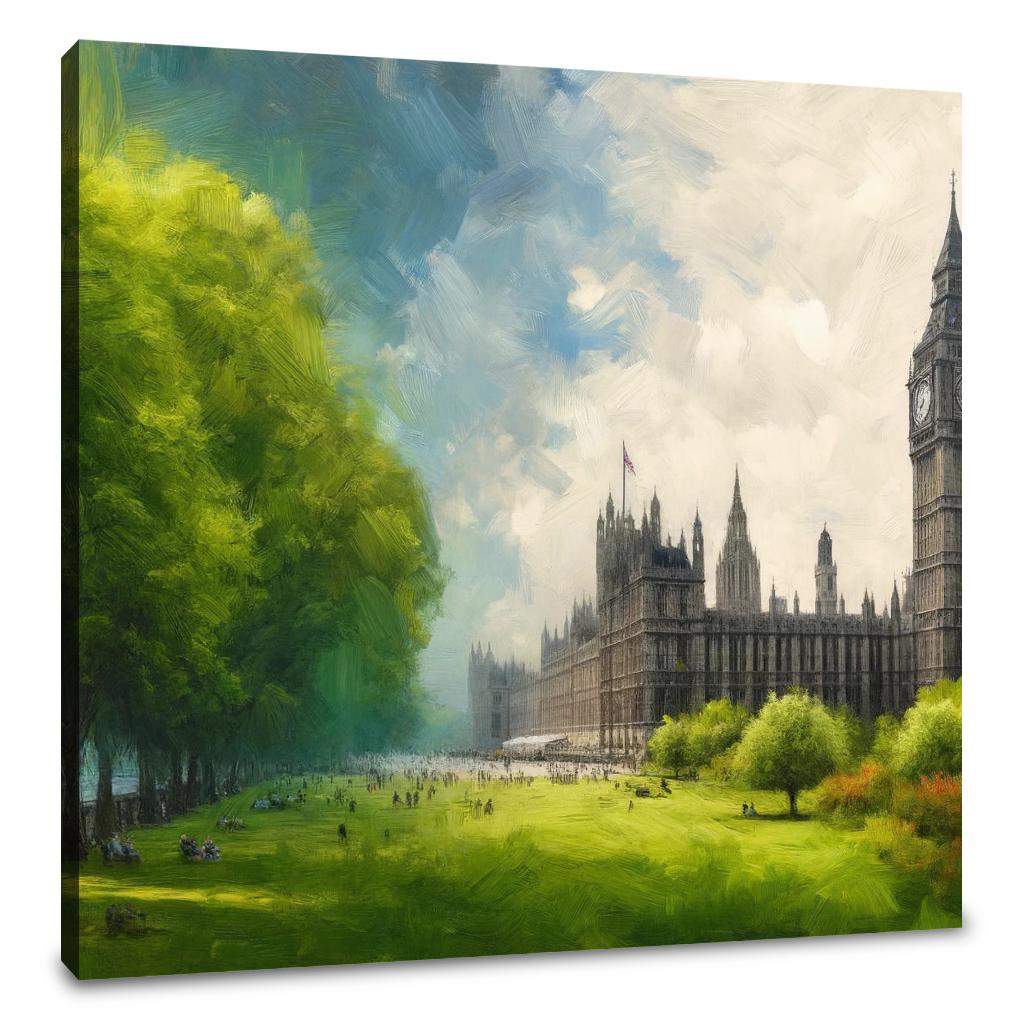 London Serene Transition Canvas