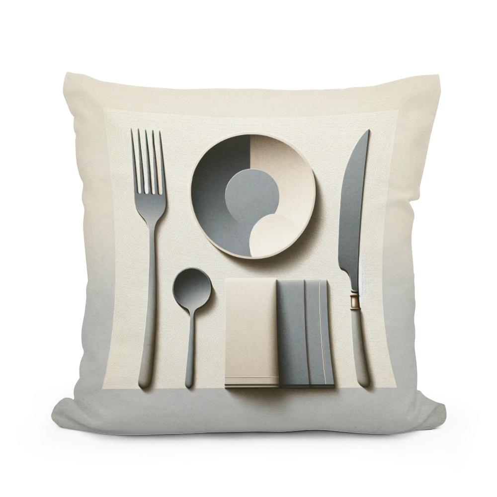 Elegant Feast Cotton Cushion