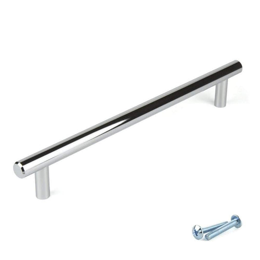 M4TEC Edderton T-Bar Handle – Chrome Cabinet, Cupboard & Door Handle (F5 Series)