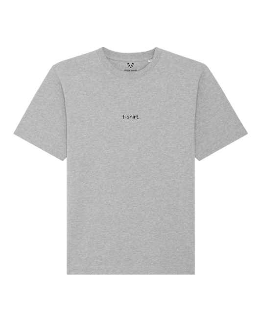 simple. t-shirt. heather-grey.