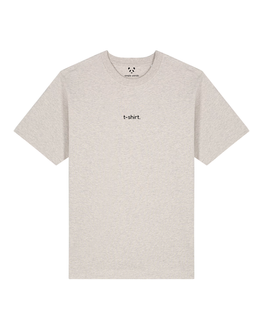 simple. t-shirt. heather-haze.