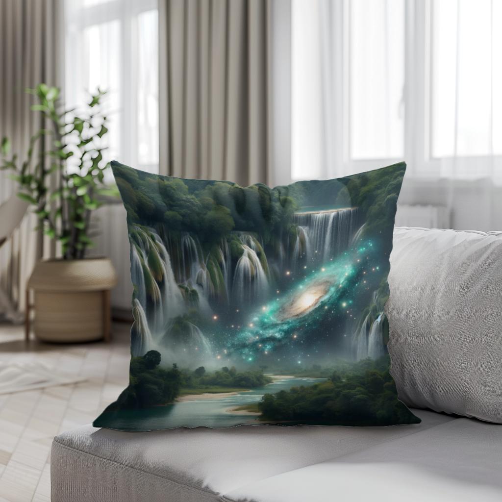 Celestial Falls Cotton Cushion