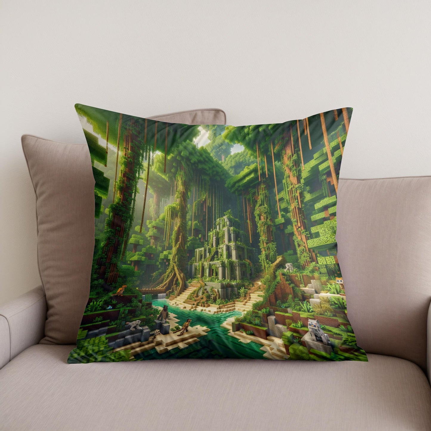 Jungle Mystery Cotton Cushion