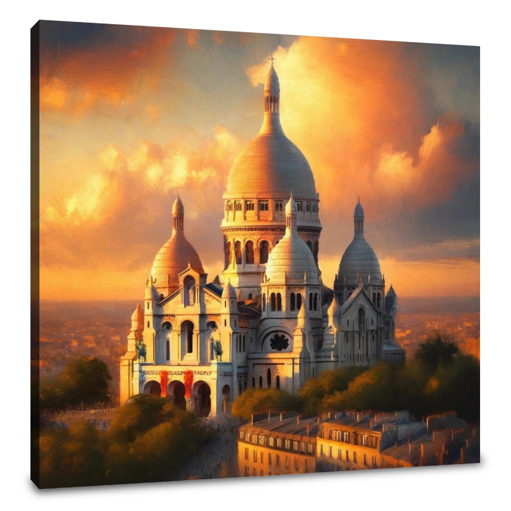 Radiance of Paris Sacré-Cœur Canvas