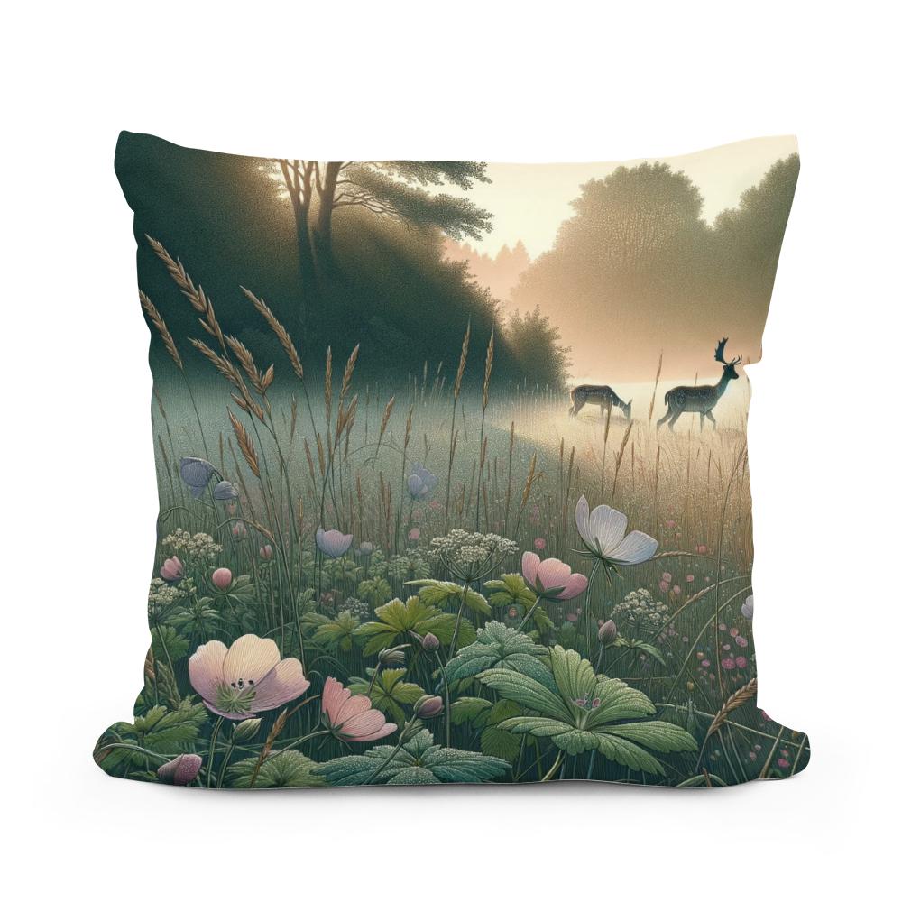 Meadow Dawn Cotton Cushion
