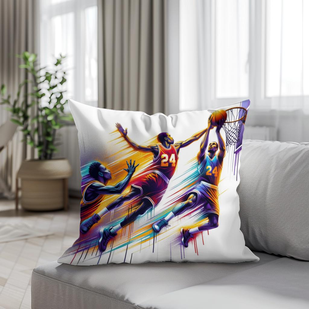 Courtside Clash Cotton Cushion