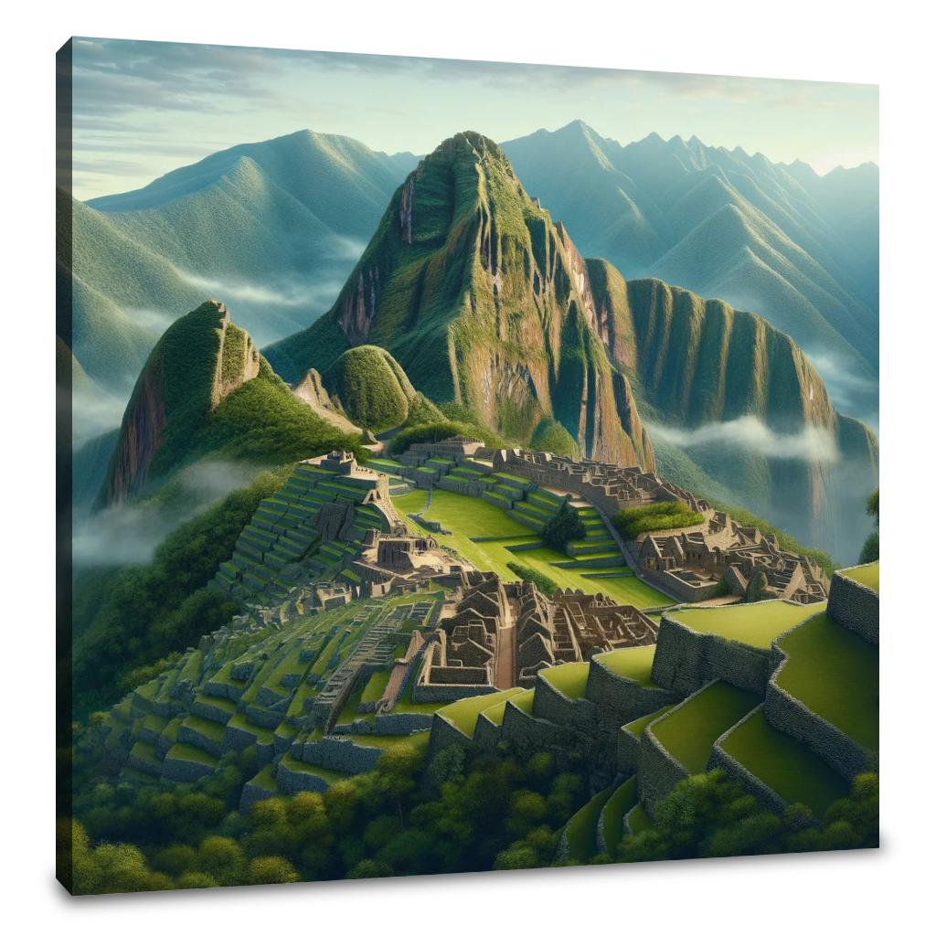 Mystical Machu Picchu Canvas