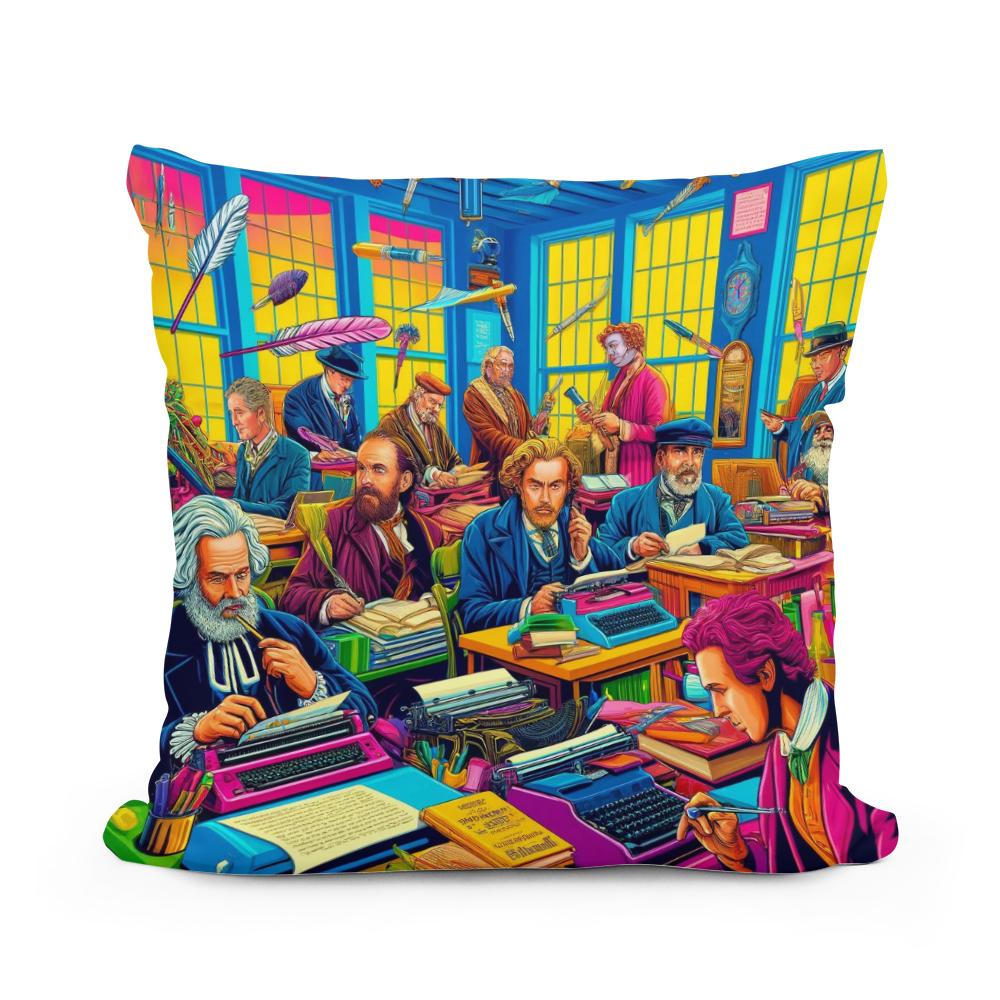 Literary Pop Cotton Cushion