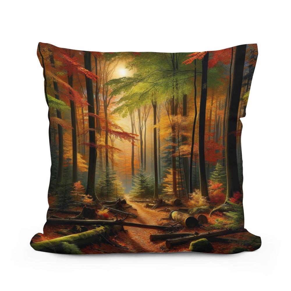 Autumnal Whisper Cotton Cushion