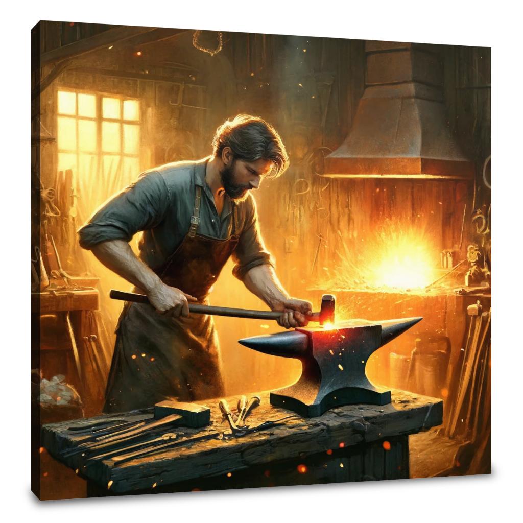 Forging Passion Canvas