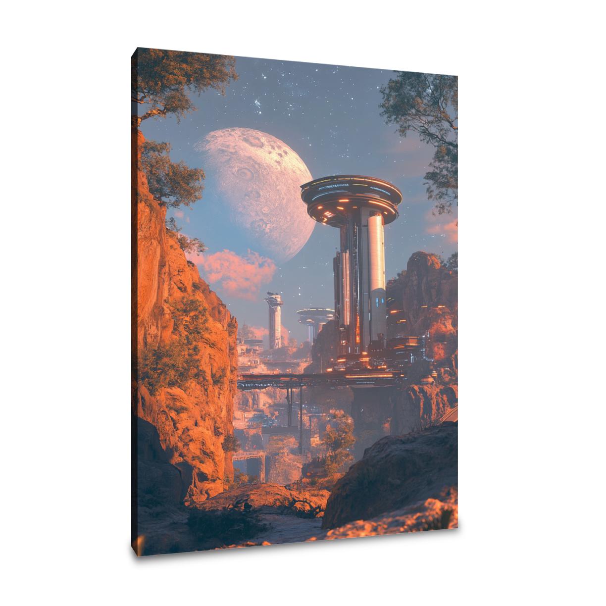 Futuristic Colony Canvas