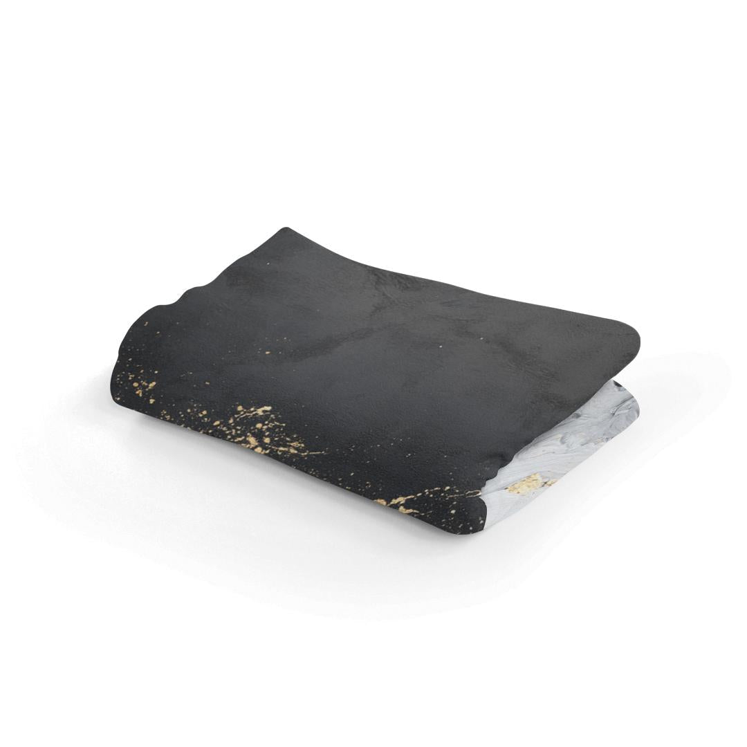 Golden Crest Waves Blanket