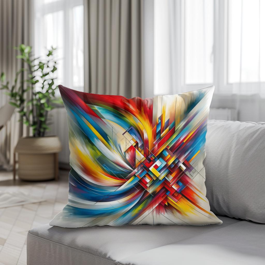 Color Burst Cotton Cushion