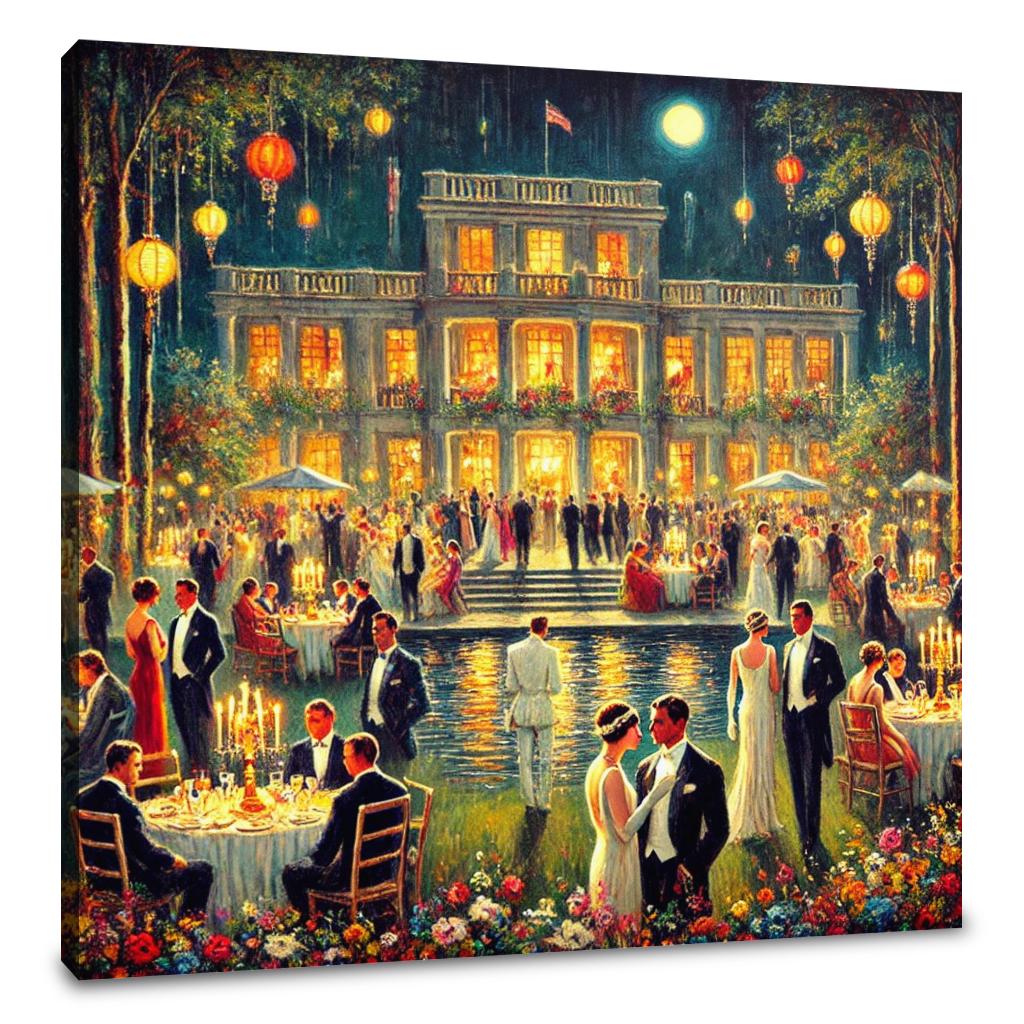 Gatsby's Enchanted Evening Canvas