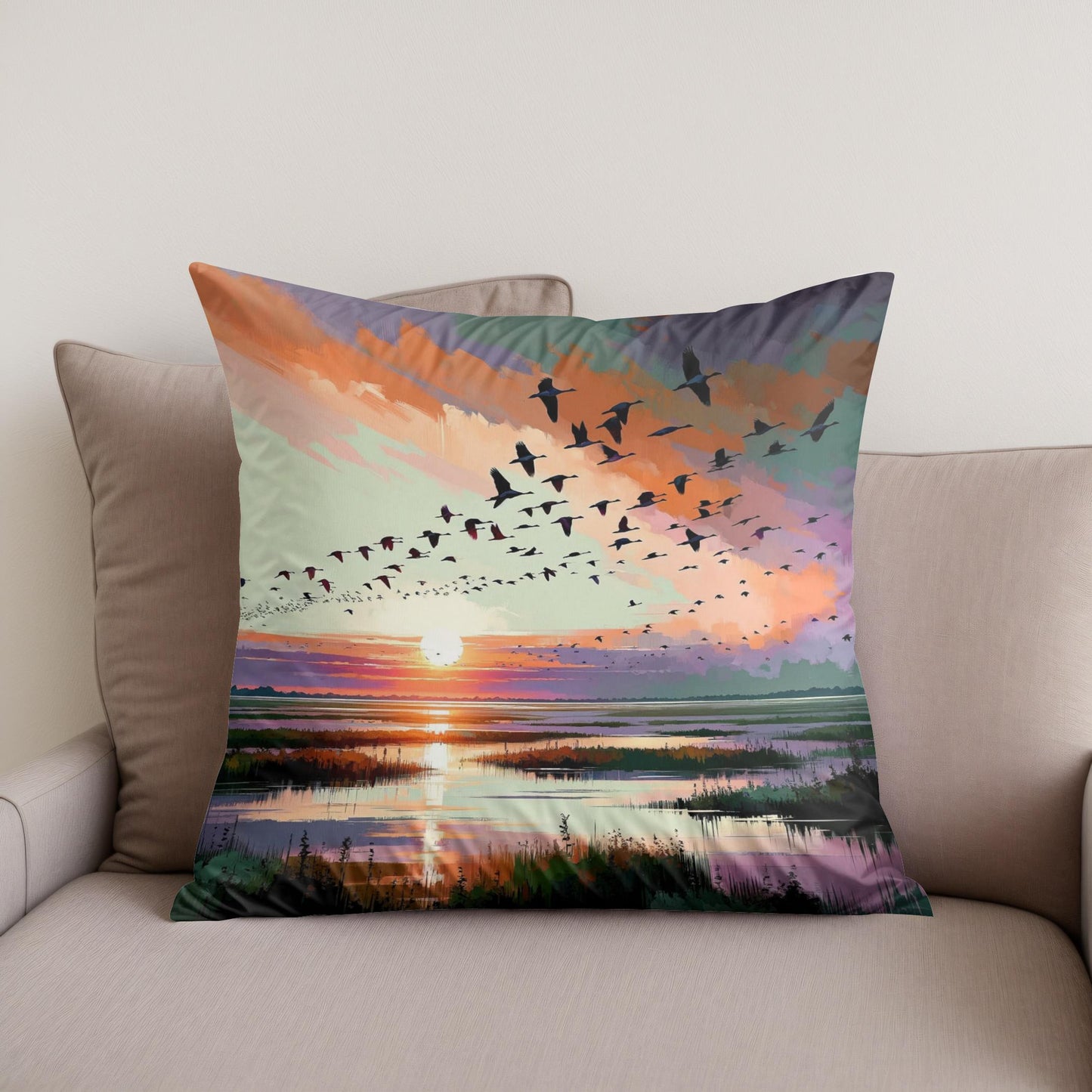 Ethereal Moments Cotton Cushion