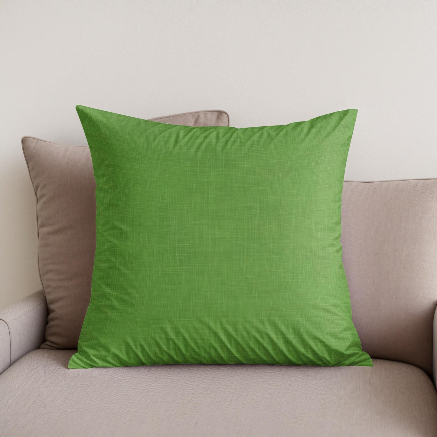 Pure Green Cotton Cushion