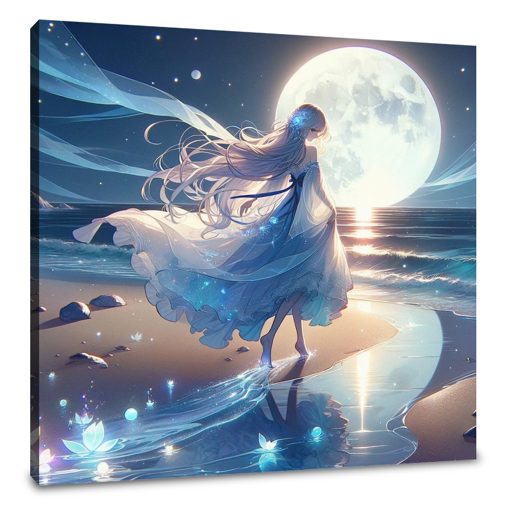 Mystic Moonlight Dance Canvas