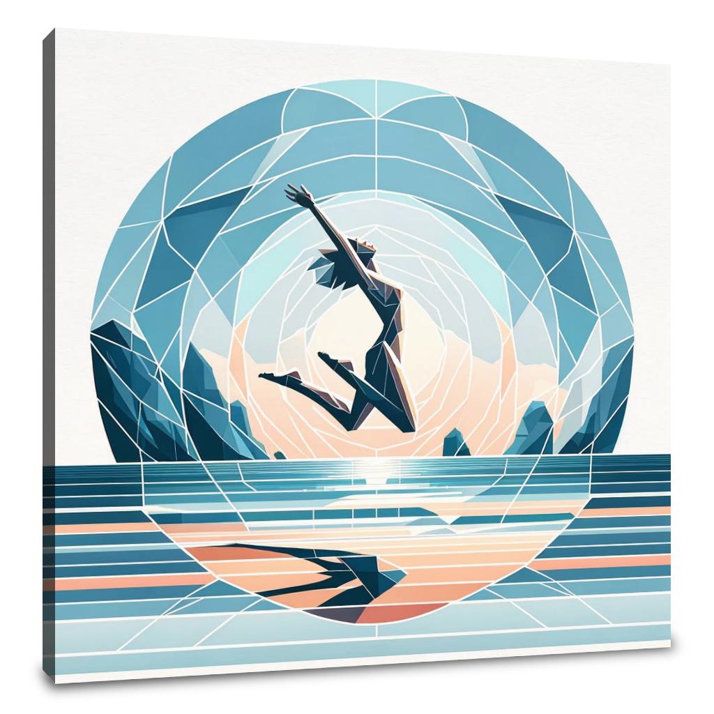 Tranquil Strides Canvas