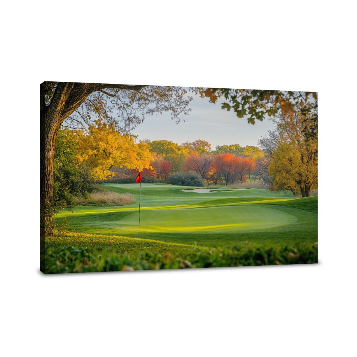 Golf Course Dawn Canvas