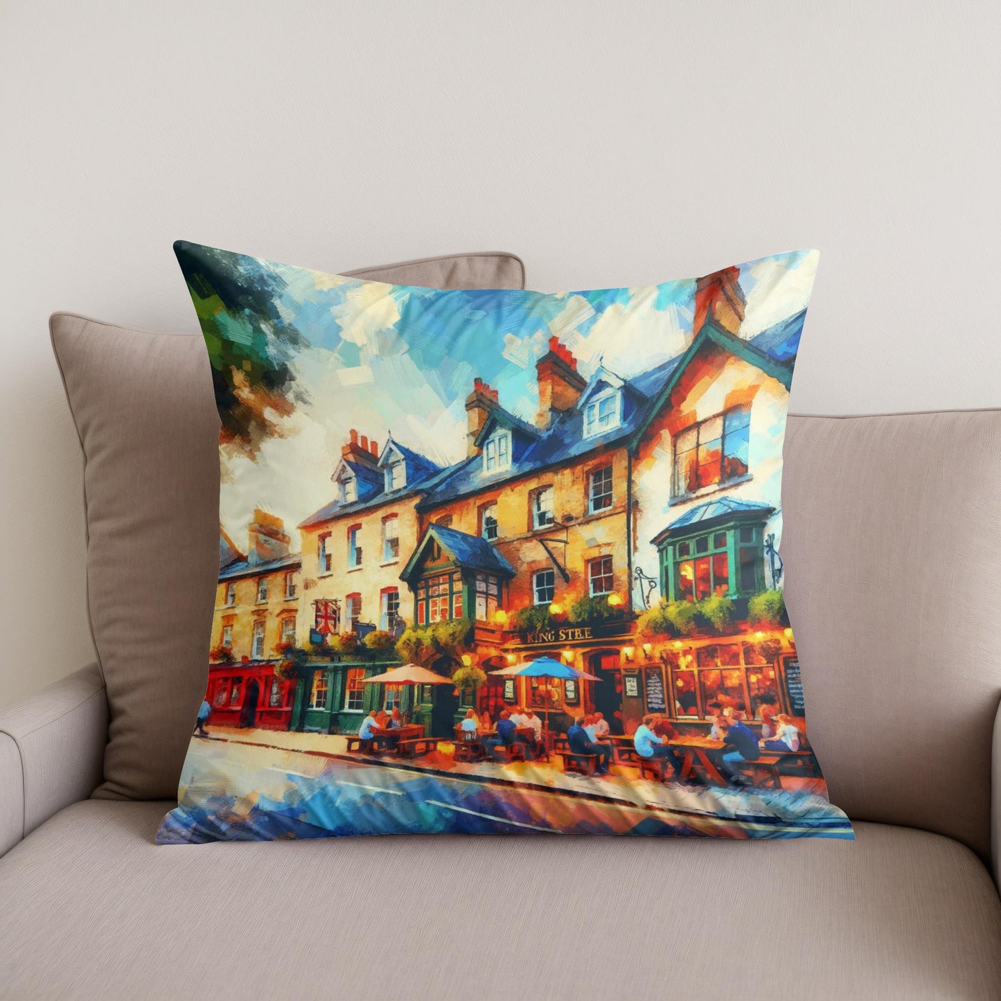 Bristol's King Street Warmth Cotton Cushion