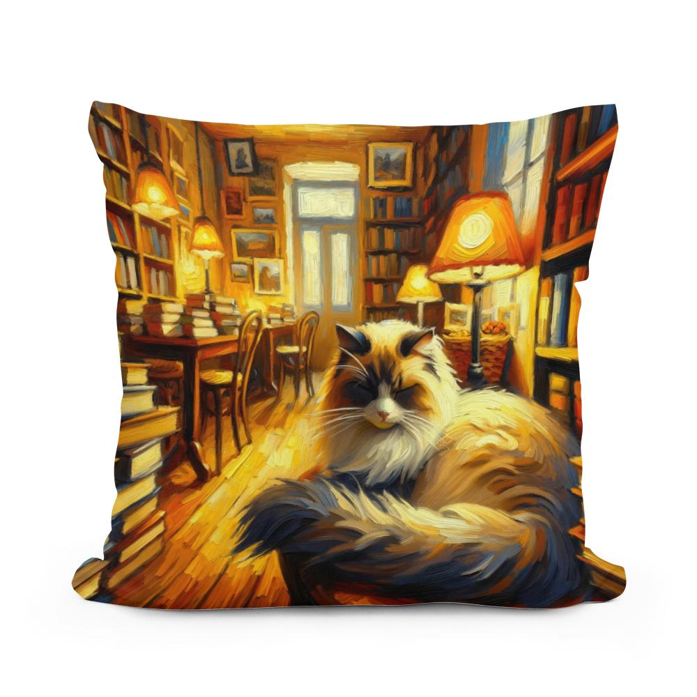 Bookshop Bliss Cotton Cushion