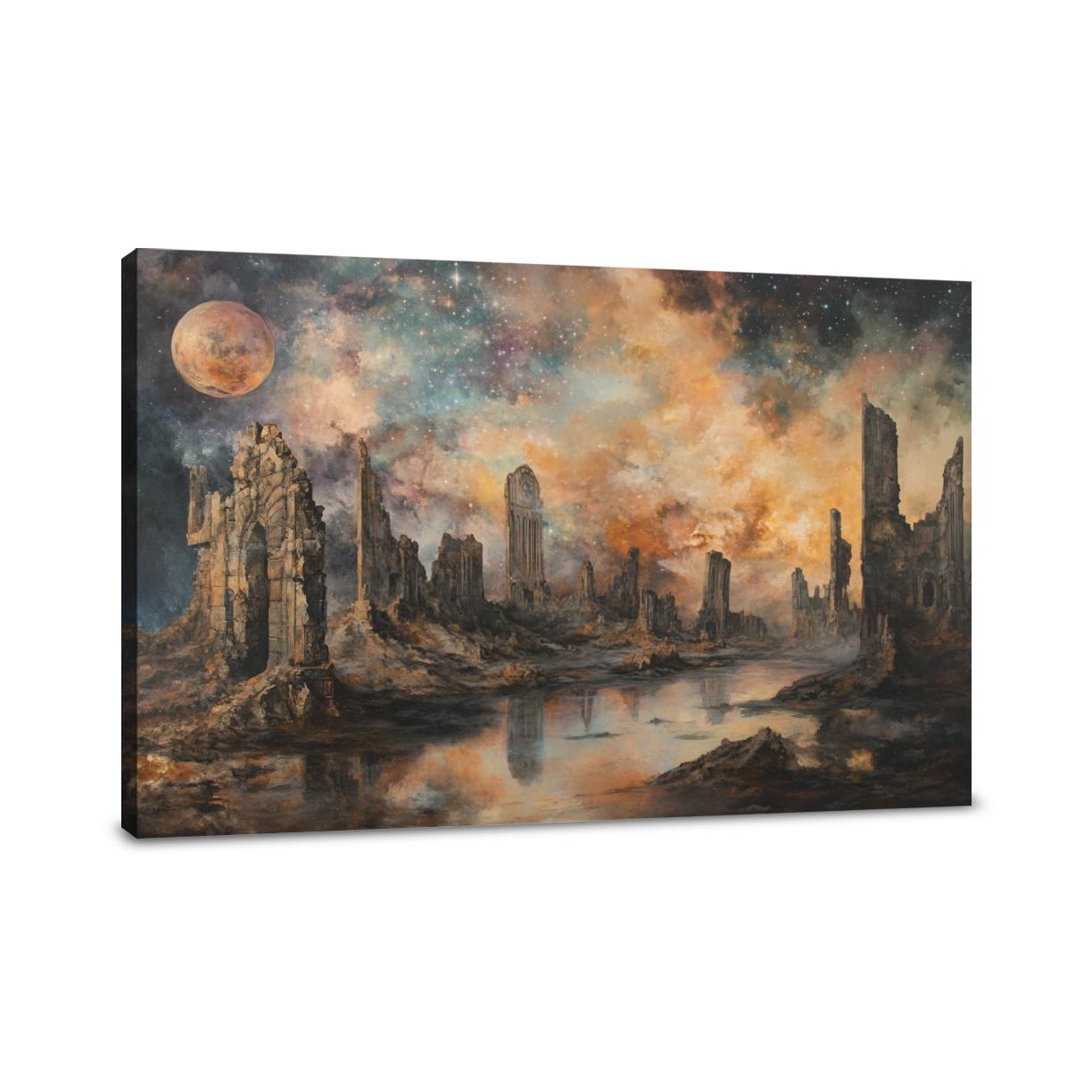 Celestial Ruins Canvas