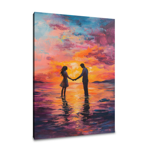 Sunset Silhouette Canvas
