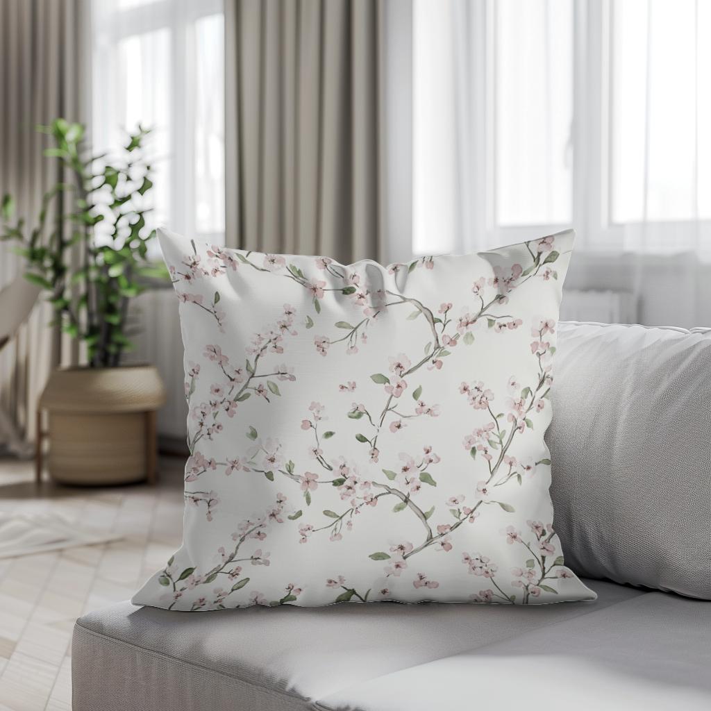 Blossom Drift Cotton Cushion