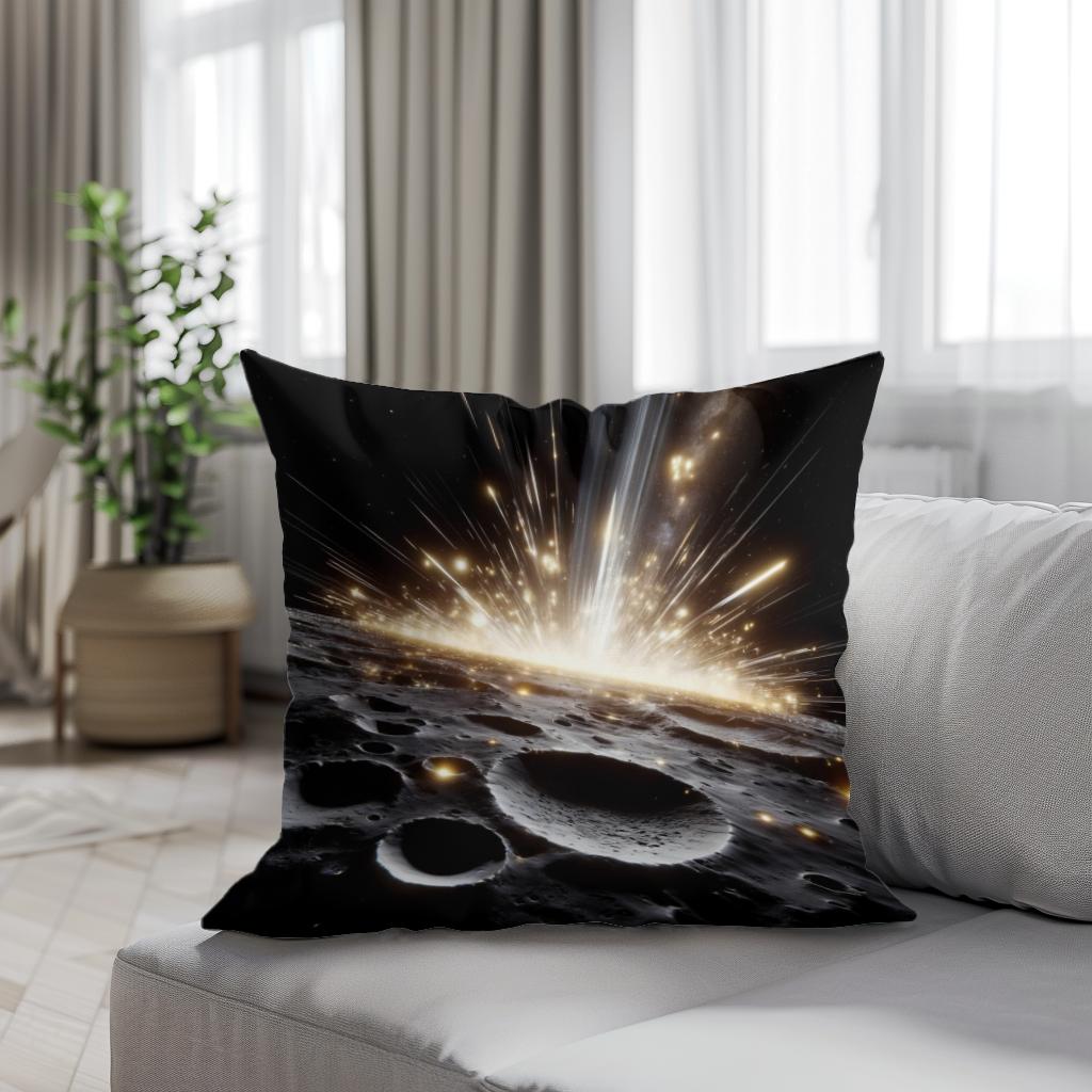 Mercury's Meteor Shower Spectacle Cotton Cushion