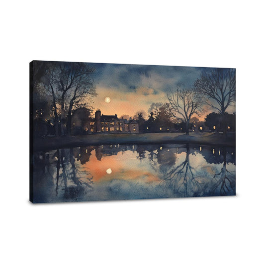Midnight Verulamium Park Canvas