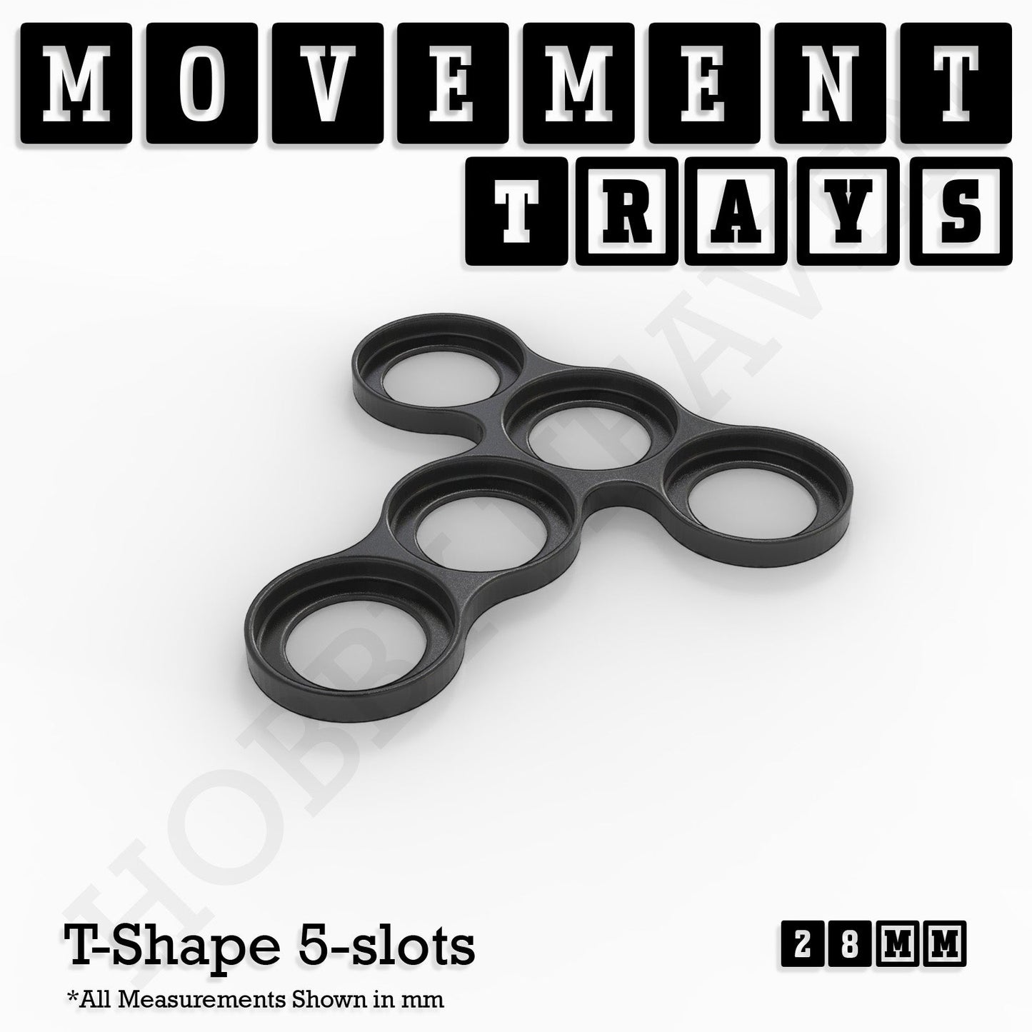28mm Movement Trays for Tabletop Games | Wargaming | Full Range