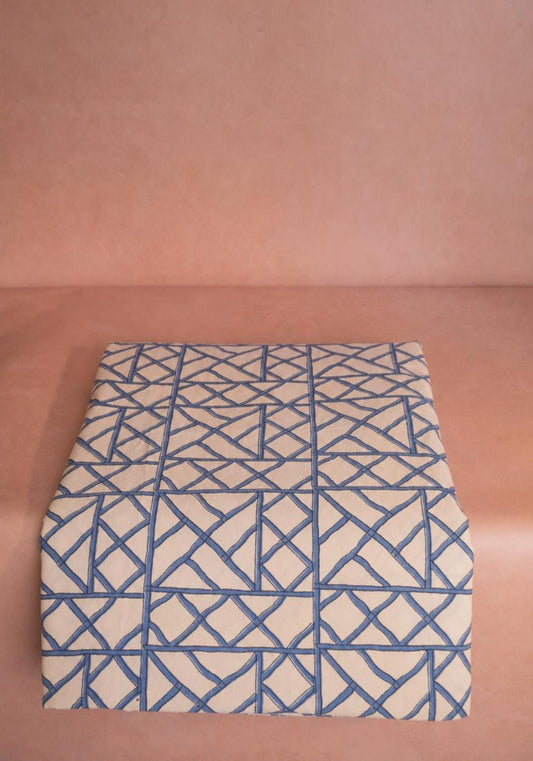 Lily's Blue Bamboo Breeze Tablecloth