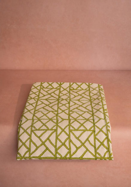 Lily's Green Bamboo Grove Tablecloth