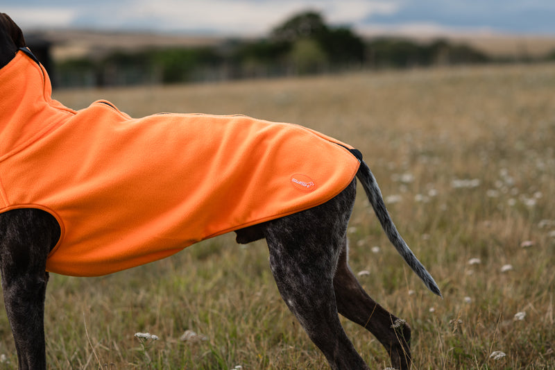 Fleece Dog Coat - Orange