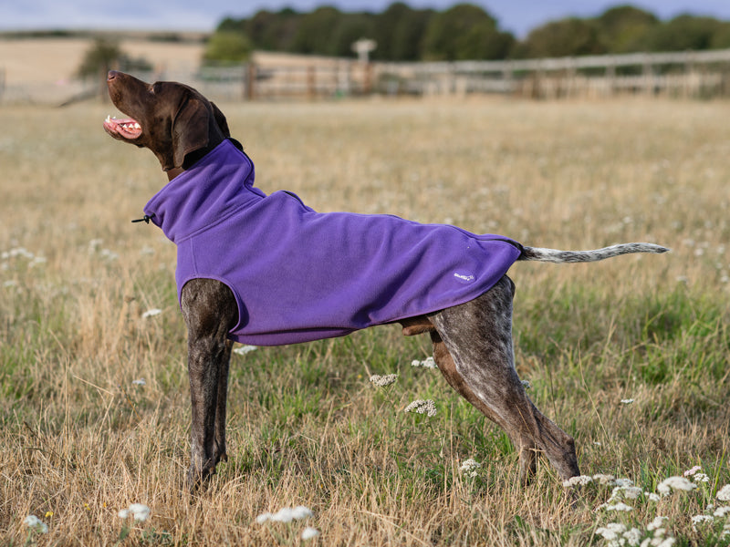 Fleece Dog Coat - Purple